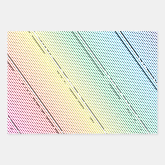 Diagonale Streifen im Hintergrund 10 Geschenkpapier Set (Vorderseite 3)