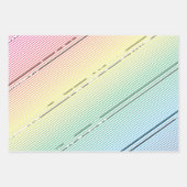 Diagonale Streifen im Hintergrund 10 Geschenkpapier Set (Vorderseite)