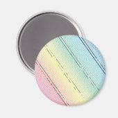 Diagonale Streifen im Hintergrund 10 Magnet (Vorderseite/Rückseite)