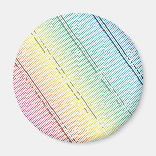 Diagonale Streifen im Hintergrund 10 Magnet