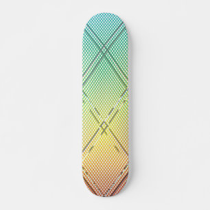 Diagonale Streifen im Hintergrund 12 Skateboard