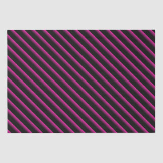 Diagonale Streifen in Schwarz und Heiß rosa Seidenpapier