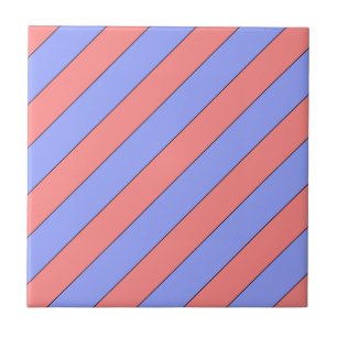diagonale Streifen rosa und lila Fliese