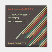 Diagonale Stripes | 03 * Tutti Frutti | retten Magnet (Vorne)