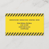 Diagonale stripes Bauart Visitenkarte (Rückseite)