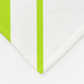 Diagonalen in Kalkgrün und Lila Fleecedecke (Ecke)