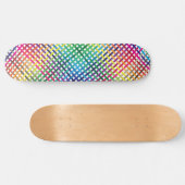 Diagonalen von Farbschatten Skateboard (Horizontal)