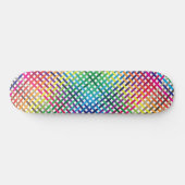 Diagonalen von Farbschatten Skateboard (Horizontal)