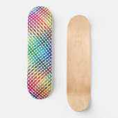 Diagonalen von Farbschatten Skateboard (Vorderseite)