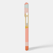 Diagonaler Farbblock Erdreistöcke Personalisiert Case-Mate iPhone Hülle (Rückseite / Links)