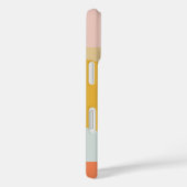 Diagonaler Farbblock Erdreistöcke Personalisiert Case-Mate iPhone Hülle (Rückseite / Rechts)