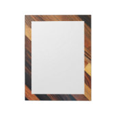 Diagonaler Holzfußboden Notizblock (Rotiert)