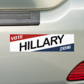 DIAGONALER KEIL HILLARY 2016 - .PNG AUTOAUFKLEBER (Auf Auto)