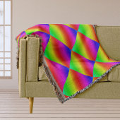 Diagonaler Regenbogen rot bis grün Decke