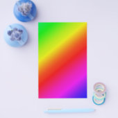 Diagonaler Regenbogen rot bis grün Flyer (Einzeln)