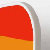 Diagonaler Regenbogen Stripter Individuelle Name Pickleball Schläger (Linke Seite)