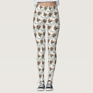 Diagonaler Rosenvorhang Thunder_Cove Leggings