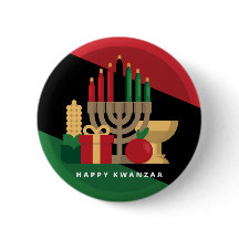 diagonaler Streifen Happy Kwanzaa