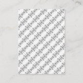 Diagonaler Weißstreifen Begleitkarte (Rückseite)