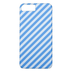 Diagonales Blau Striped Case-Mate iPhone Hülle