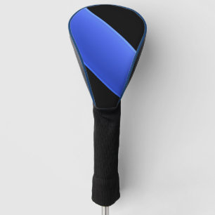 Diagonales dünnes Blue Line Golf Headcover