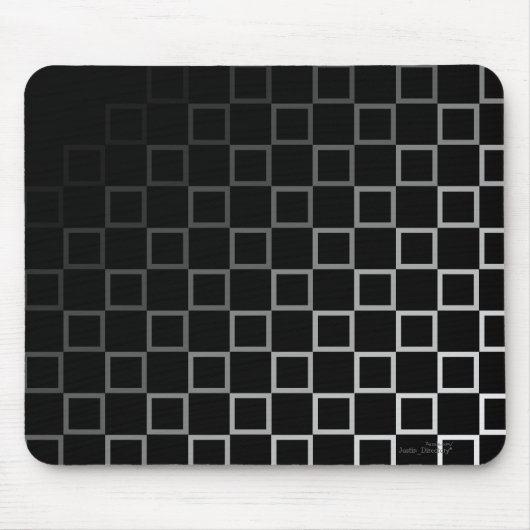 Diagonales Schwarzweiss-Spektrummuster mousemat Mousepad (Vorne)