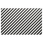 Diagonales Streifen-Schwarzweiss-Muster Stoff (Fat Quarter (45,7 x 55,9 cm))