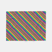 Diagonalfarben Fleecedecke (Vorderseite (Horizontal))