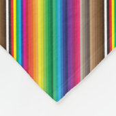 Diagonalfarben Fleecedecke (Ecke)