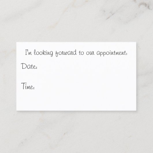 Diagonalflüssige rote Streifen Terminkarte (Rückseite)