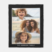 Diagonallinien für Funky-Fotomaterial-Collage Fleecedecke (Vorderseite)