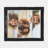 Diagonallinien für Funky-Fotomaterial-Collage Fleecedecke (Vorderseite (Horizontal))