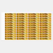 Diagonallinien mit Goldgradienten Etiketten (Blatt)