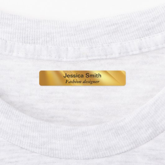 Diagonallinien mit Goldgradienten Etiketten (Befestigt)