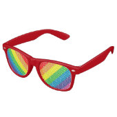 Diagonalregenbogen Sonnenbrille (Schrägansicht)