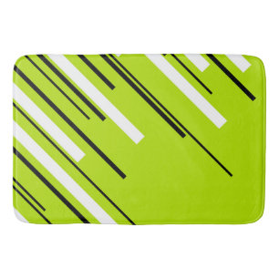 Diagonals - Kalkgrün Badematte