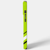 Diagonals - Kalkgrün Case-Mate iPhone Hülle (Rückseite / Links)