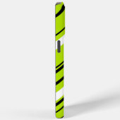 Diagonals - Kalkgrün Case-Mate iPhone Hülle (Rückseite / Rechts)