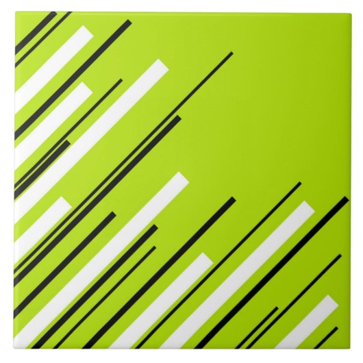 Diagonals - Kalkgrün Fliese (Vorderseite)