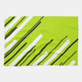 Diagonals - Kalkgrün Geschirrtuch (Horizontal)