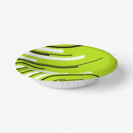 Diagonals - Kalkgrün Pappteller (Gewinkelt)