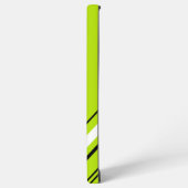 Diagonals - Kalkgrün Samsung Galaxy Hülle (Linke Seite)