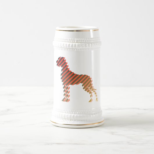 Diagonalstreif Bierglas (Mittel)