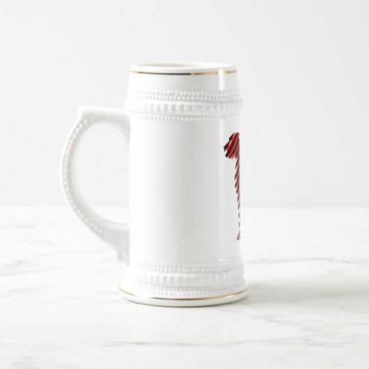 Diagonalstreif Bierglas (Links)