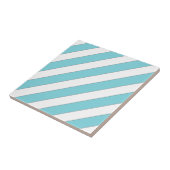 Diagonalstreifen hellblau fliese (Seite)
