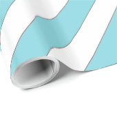 Diagonalstreifen hellblau geschenkpapier (Rolleneckpunkt)