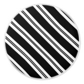 Diagonalstreifen Keramikknauf (Vorderseite)