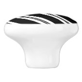 Diagonalstreifen Keramikknauf (Seitenansicht)