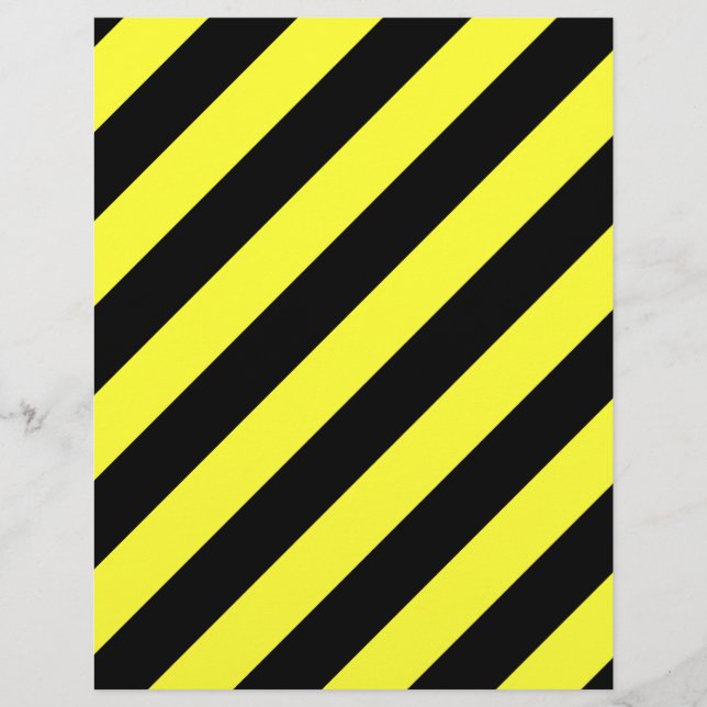 Diagonalstreifen schwarz und gelb (Vorderseite)