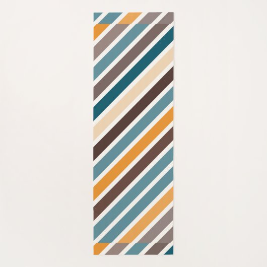 Diagonalstreifen Yogamatte (Rückseite)